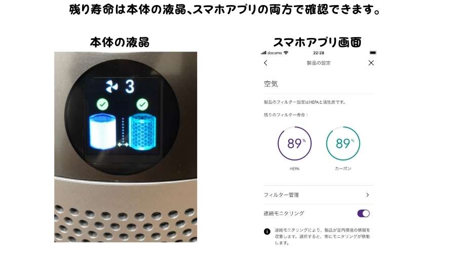 ダイソン扇風機フィルター交換方法の説明その6