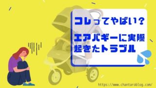 記事の表紙で、エアバギーのトラブルについてのタイトルが書かれている