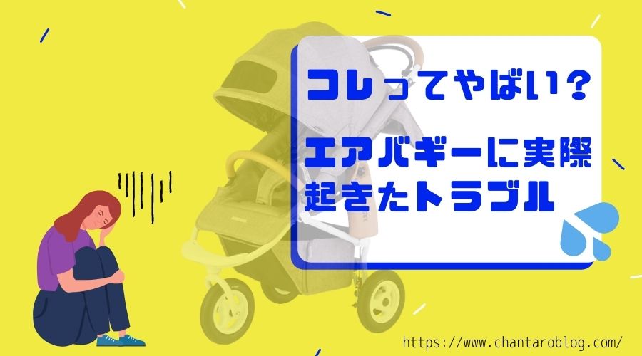 記事の表紙で、エアバギーのトラブルについてのタイトルが書かれている