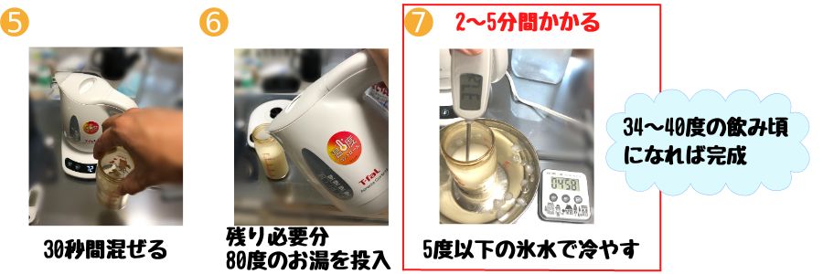 電気ケトルでミルク作りをする上で、時間がかかるポイント。