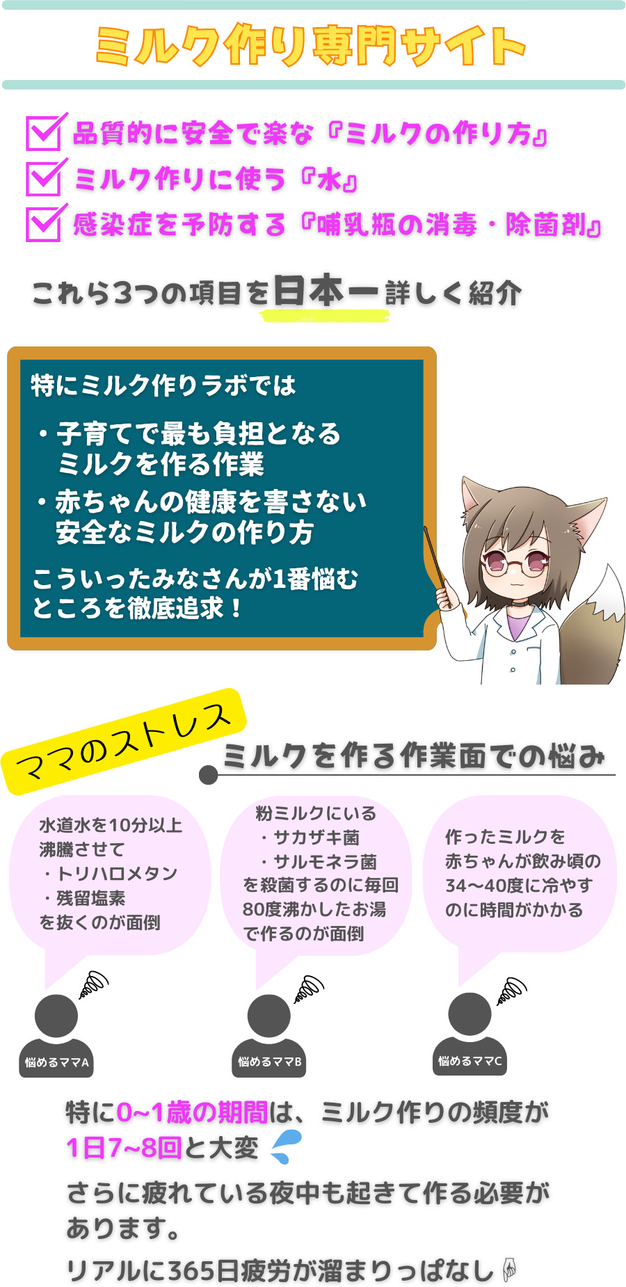 ママのストレス面